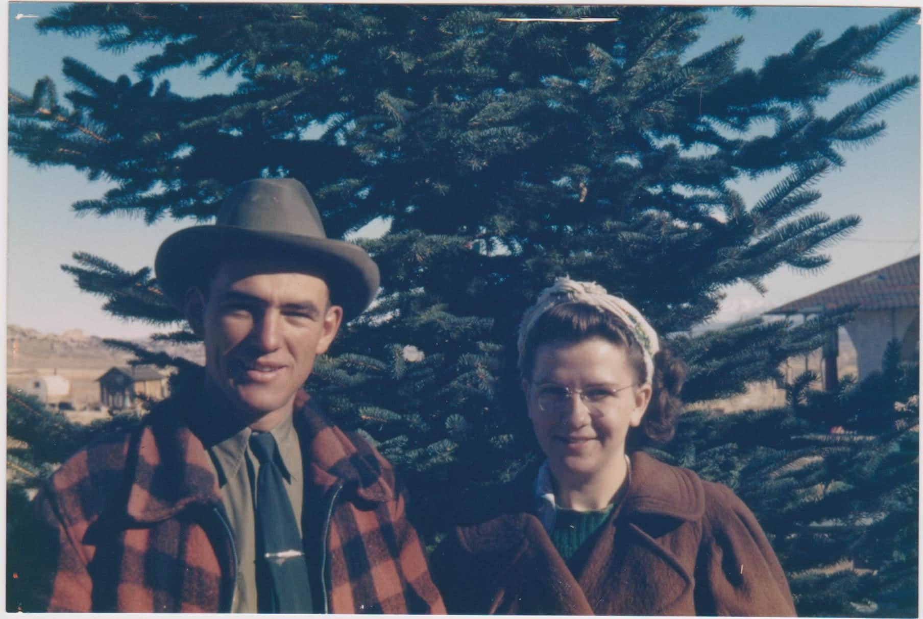 Bill with Dolly Hurst.