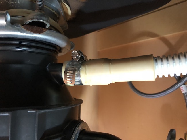Dishwasher hose.