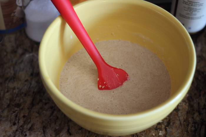 Wet Ingredients in a bowl.